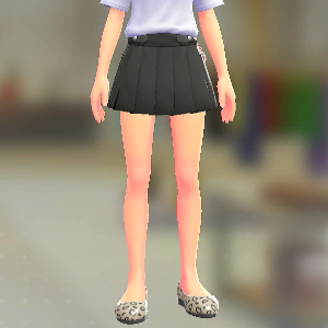 BRAVELY プリーツキュロット ブラック 7500円