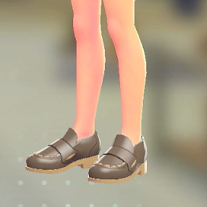 BRAVELY レザーローファー ブラウン 5800円