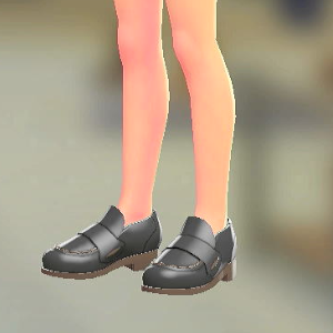 BRAVELY レザーローファー ブラック 5800円