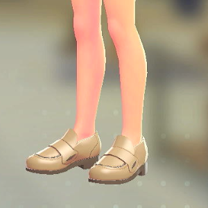 BRAVELY レザーローファー ライトキャメル 5800円