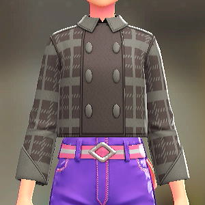 BRAVELY チェックがらショートPコート ブレイブリーブラウン 11000円