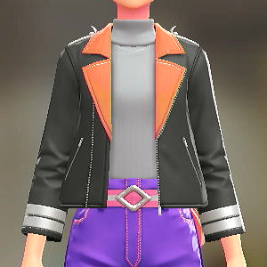 Dessert du jour ダークジャケットセット ブラック×オレンジ|ライトグレー 10000円