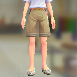 BRAVELY ショートテーパードセット ベージュ|アンティークキャメル 7000円