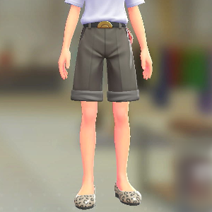 BRAVELY ショートテーパードセット グレージュ|アンティークブラック 7000円