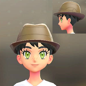 BRAVELY レザーソフトハット キャメル 4800円