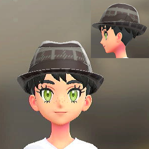 BRAVELY チェックがらソフトハット ブレイブリーブラウン 5800円