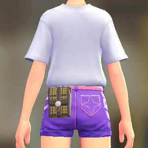 BRAVELY チェックがらスクエアポーチ ブレイブリーキャメル 5500円