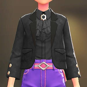 MINUIT RITE ジャケット&ブラウスセット ダマスクブラック|ブラック×ブラック 11000円