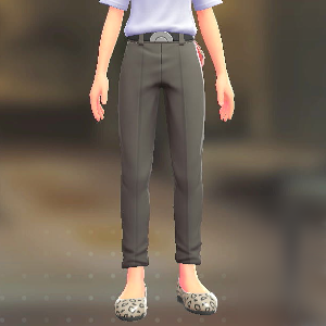 BRAVELY テーパードパンツセット グレージュ|グレーブラック 8000円