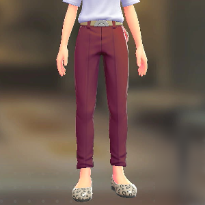 BRAVELY テーパードパンツセット ワインレッド|ベージュ 8000円