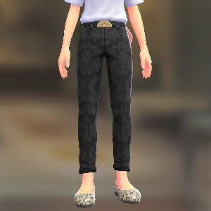 MINUIT RITE テーパードパンツセット ダマスクブラック|ブラック 9000円