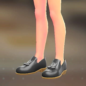 BRAVELY オペラシューズ ブラック 6800円