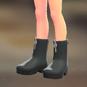 Dessert du jour ミドルブーツ ブラック 7500円