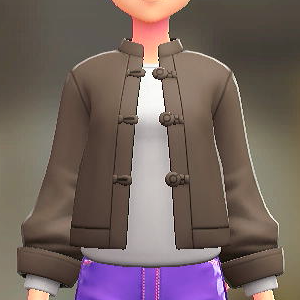 むすびボタンシャツセット	ブラウン｜ホワイト	3500円