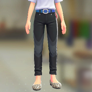 スキニーパンツセット ブラックデニム|ブルー 2100円