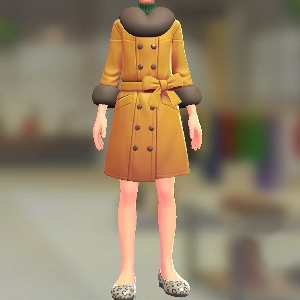 ファーコート&ニットセット イエロー|グリーン 4000円