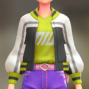 FORIA	ブルゾン＆Tシャツセット	バイカラーブラック｜イエロー×ホワイト	6800円