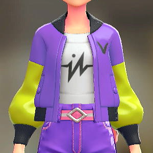 FORIA	ブルゾン＆オフショルセット	スケアリーパープル｜ホワイト×ブラック	6800円