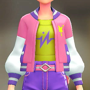 FORIA	ブルゾン＆オフショルセット	アロマピンク｜イエロー×パープル	6800円