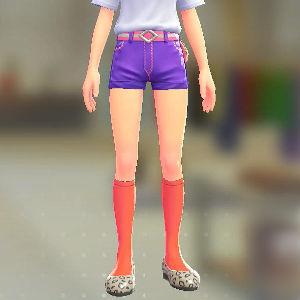 FORIA ハイソックス ビビッドオレンジ 900円