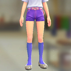 FORIA	ハイソックス	ウルトラマリンブルー	900円