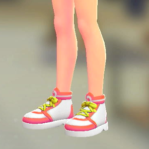 FORIA	ハイカットスニーカー	オレンジ	4200円