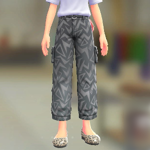 パターンカーゴパンツ	グレーグラデ	5000円