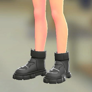 チャンキースニーカー	ブラック	4000円