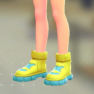 チャンキースニーカー	イエロー×ブルー	4000円