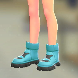 チャンキースニーカー	ブルー×ブラック	4000円