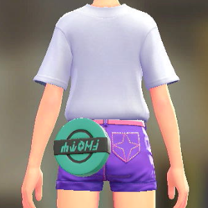 FORIA	バイカラーサークルポーチ	グリーン×ブラック	3000円