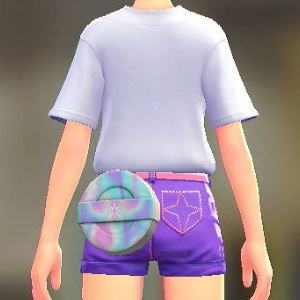 オーロラサークルポーチ ホワイト 4000円