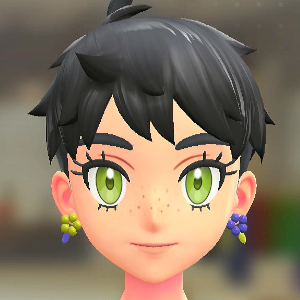 FORIA フラワーピアス イエロー×パープル 1400円