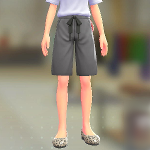 FORIA	スウェットハーフパンツ	グレー	4500円