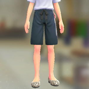 FORIA	スウェットハーフパンツ	ネイビー	4500円