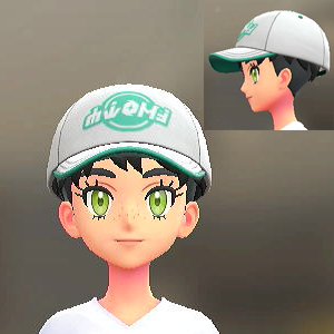 FORIA	FORIAロゴキャップ	ホワイト×グリーン	3000円