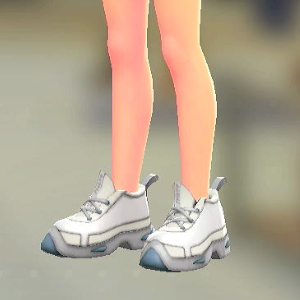 FORIA	ハイテクスニーカー	ホワイト×グレー	5000円