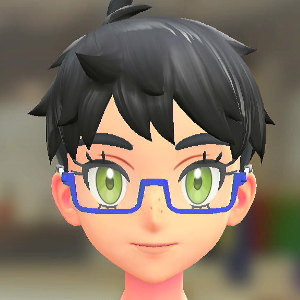 DEFOG スクエアフレームグラス ブルーフレーム 3500円