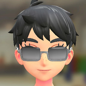 DEFOG スクエアフレームグラス シルバーレンズ 3900円