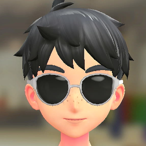 DEFOG ウェリントンフレームグラス ブラックレンズ・しろ 4900円