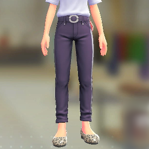 スキニーパンツセット パープル|パープル 2100円