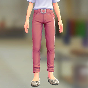スキニーパンツセット ピンク|ピンク 2100円