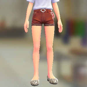 ホットパンツセット レッド|レッド 1900円