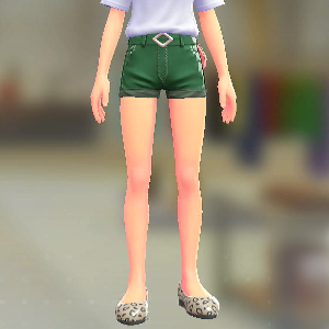 ホットパンツセット グリーン|グリーン 1900円