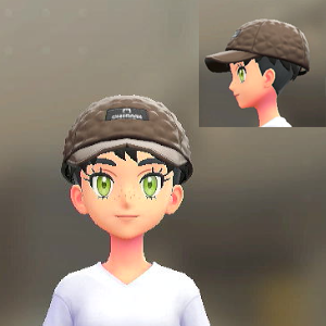 ボアキャップ	ダークブラウン	1500円