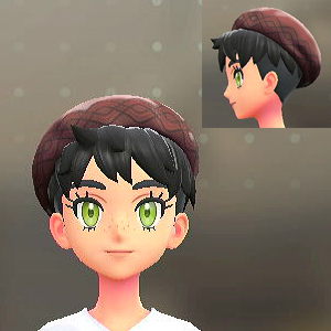 ウールーニットベレー	ボルドー	1800円