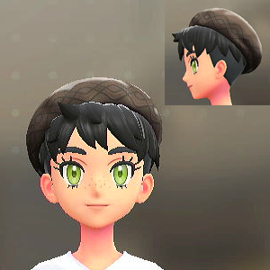 ウールーニットベレー	ダークブラウン	1800円