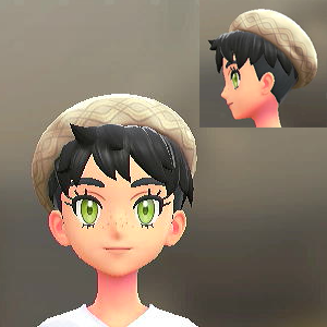 ウールーニットベレー	アイボリー	1800円