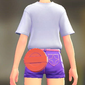 サークルポーチ レッド 1700円