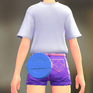 サークルポーチ ブルー 1700円